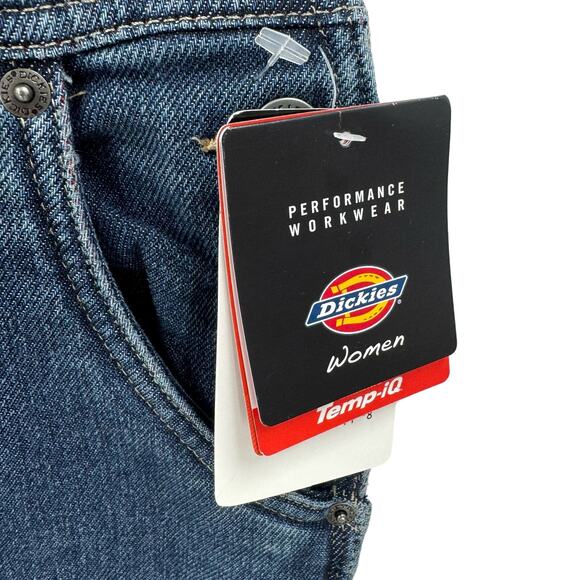 NWT Dickies Women's Warming Double Knee Bib Overalls FB118 - Picture 14 of 14